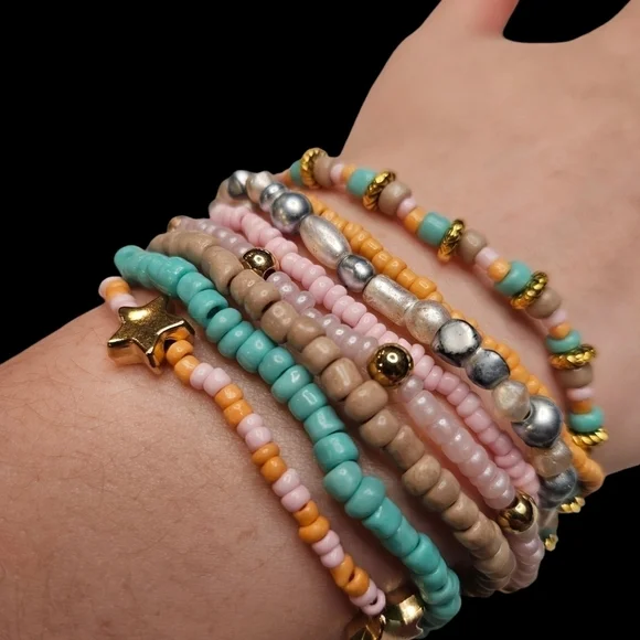 Beaded Boho Bracelets - Picture 3 of 4